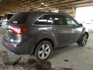 2010 Acura MDX with VIN 2HNYD2H29AH533769, listed as a Copart auction lot 49203775 with 175,045 mi miles and Salvage Title. Bid and sale history available at carsss.com. Image 3.