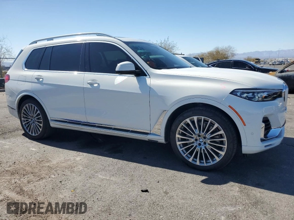 2019 BMW X7 xDrive50i z VIN 5UXCX4C54KLS38649, wystawiony jako Copart lot #46897795 z przebiegiem 60 904 mil mil oraz Szkoda całkowita • Salvage title. Historia ofert i sprzedaży dostępna na DreamBid. Obrazek 4.