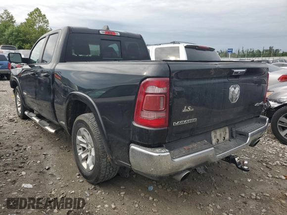 2020 Ram 1500 Laramie with VIN 1C6SRFDT8LN121976, listed as a Copart auction lot 66707184 with 80,004 mi miles and Salvage Title. Bid and sale history available at carsss.com. Image 2.