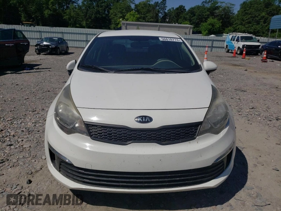 2016 Kia Rio LX with VIN KNADM4A36G6663261, listed as a Copart auction lot 56810774 with 154,428 mi miles and Salvage Title. Bid and sale history available at carsss.com. Image 5.