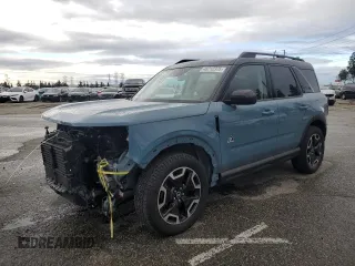 2021 Ford Bronco Sport Outer Banks z VIN 3FMCR9C6XMRA95837, wystawiony jako Copart lot #48212375 z przebiegiem 42 491 mil mil oraz Szkoda całkowita • Salvage title. Historia ofert i sprzedaży dostępna na DreamBid. Obrazek 1.