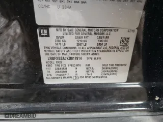 2019 Buick Envision Preferred with VIN LRBFXBSA7KD017914, listed as a Copart auction lot 82535914 with 49,244 mi miles and Salvage Title. Bid and sale history available at carsss.com. Image 14.