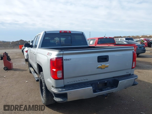 2016 Chevrolet Silverado 1500 LTZ with VIN 3GCUKSEC3GG301491, listed as a IAAI auction lot 41684400 with 190,042 mi miles. Bid and sale history available at carsss.com. Image 3.