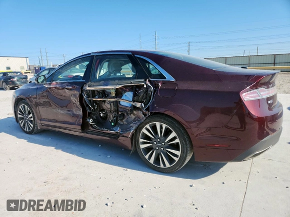 2017 Lincoln MKZ Select with VIN 3LN6L5C97HR657121, listed as a Copart auction lot 61085835 with 62,375 mi miles and Salvage title. Bid and sale history available at DreamBid. Image 2.