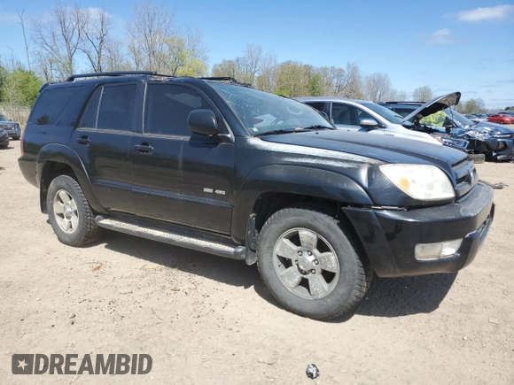 2004 Toyota 4Runner SR5 with VIN JTEBU14R948023114, listed as a Copart auction lot 56295725 with 190,104 mi miles and Clean title. Bid and sale history available at DreamBid. Image 4.