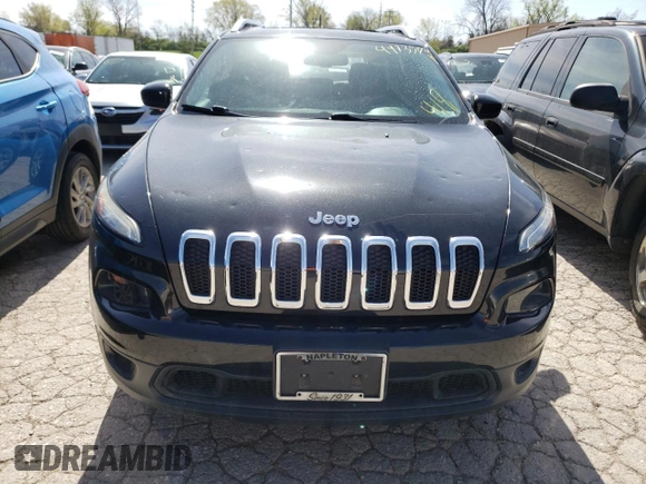 2015 Jeep Cherokee Latitude with VIN 1C4PJMCS6FW752940, listed as a Copart auction lot 49735044 with 80,172 mi miles and Salvage Title. Bid and sale history available at carsss.com. Image 5.
