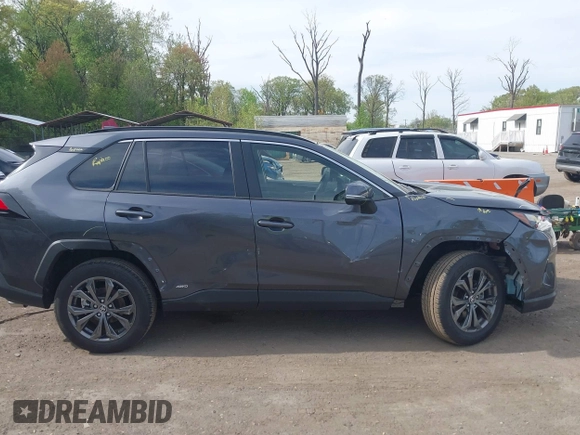2025 Toyota RAV4 Hybrid XLE Premium with VIN JTMB6RFV5SD154617, listed as a IAAI auction lot 42066826 with 2,410 mi miles and . Bid and sale history available at DreamBid. Image 13.