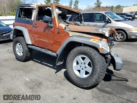 2011 Jeep Wrangler Sport with VIN 1J4AA2D15BL553237, listed as a Copart auction lot 54303655 with Not Provided miles and Salvage Title. Bid and sale history available at carsss.com. Image 4.