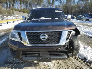 2020 Nissan Armada SL with VIN JN8AY2NCXL9619950, listed as a Copart auction lot 87454064 with 112,086 mi miles and Salvage Title. Bid and sale history available at carsss.com. Image 5.