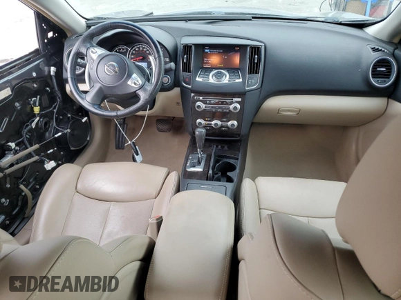 2014 Nissan Maxima S with VIN 1N4AA5AP5EC491610, listed as a Copart auction lot 62063895 with 80,812 mi miles and Salvage title. Bid and sale history available at DreamBid. Image 8.