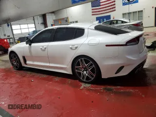 2022 Kia Stinger GT2 with VIN KNAE55LC8N6106126, listed as a Copart auction lot 42525165 with 49,829 mi miles and Salvage Title. Bid and sale history available at DreamBid. Image 2.