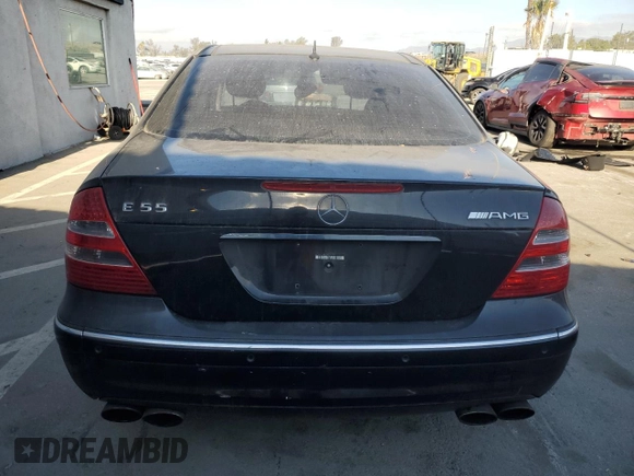 2003 Mercedes-Benz E-Class 5.5L AMG with VIN WDBUF76J53A326558, listed as a Copart auction lot 89382115 with 0 mi miles and Clean Title. Bid and sale history available at carsss.com. Image 6.