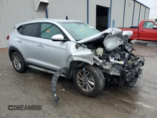 2017 Hyundai Tucson SE with VIN KM8J33A41HU436807, listed as a Copart auction lot 42100185 with 160,021 mi miles and Salvage Title. Bid and sale history available at DreamBid. Image 4.