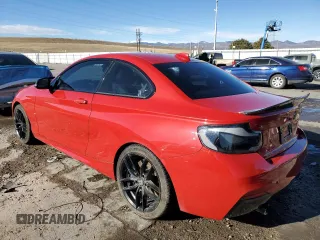 2015 BMW 2 Series M235i xDrive with VIN WBA1J9C52FVX99298, listed as a Copart auction lot 44325195 with 120,545 mi miles and Salvage Title. Bid and sale history available at carsss.com. Image 2.