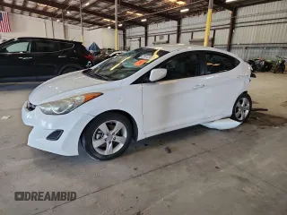 2013 Hyundai Elantra GLS with VIN 5NPDH4AE8DH258349, listed as a Copart auction lot 62981235 with Not provided miles and Salvage title. Bid and sale history available at DreamBid. Image 1.