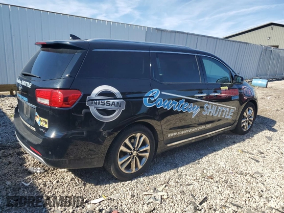 2017 Kia Sedona SX-L with VIN KNDME5C10H6278975, listed as a Copart auction lot 77006344 with 200,874 mi miles and Non Repairable. Bid and sale history available at carsss.com. Image 3.