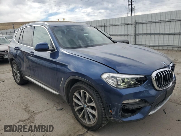 2018 BMW X3 xDrive30i with VIN 5UXTR9C56JLD69140, listed as a Copart auction lot 47052265 with 70,640 mi miles and Salvage Title. Bid and sale history available at DreamBid. Image 4.