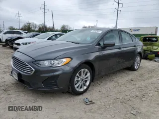 2020 Ford Fusion Hybrid SE with VIN 3FA6P0LU2LR206919, listed as a Copart auction lot 48702833 with 87,624 mi miles. Bid and sale history available at carsss.com. Image 1.