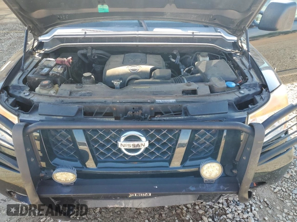 2012 Nissan Titan SV with VIN 1N6BA0EC6CN312465, listed as a Copart auction lot 58722815 with 186,207 mi miles and Salvage title. Bid and sale history available at DreamBid. Image 11.