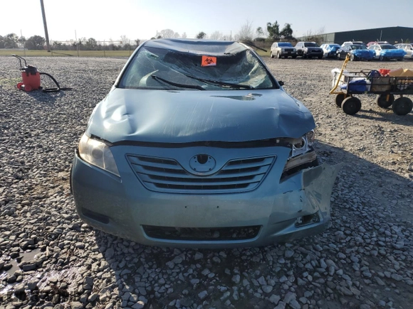 2007 Toyota Camry CE with VIN 4T1BE46KX7U689540, listed as a Copart auction lot 45359985 with 0 mi miles and Salvage Title. Bid and sale history available at carsss.com. Image 5.
