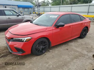 2023 Honda Civic Sport z VIN 2HGFE2F50PH515016, wystawiony jako Copart lot #54620705 z przebiegiem 17 483 mil mil oraz Szkoda całkowita • Salvage title. Historia ofert i sprzedaży dostępna na DreamBid. Obrazek 1.