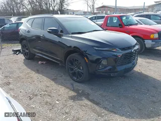 2019 Chevrolet Blazer RS with VIN 3GNKBERS3KS638590, listed as a IAAI auction lot 41553876 with 78,533 mi miles. Bid and sale history available at carsss.com. Image 1.