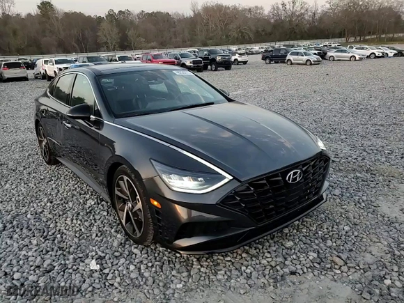 2021 Hyundai Sonata SEL Plus with VIN 5NPEJ4J20MH120142, listed as a Copart auction lot 48290815 with 92,157 mi miles and Salvage Title. Bid and sale history available at carsss.com. Image 11.