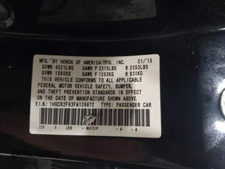 2015 Honda Accord EX-L с VIN 1HGCR2F83FA108872, выставлен на аукционе IAAI как лот 42277894 с пробегом 193 280 миль миль и . История ставок и продаж доступна на DreamBid. Изображение 9.