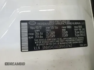 2023 Hyundai Santa Fe Limited with VIN 5NMS4DAL0PH532162, listed as a Copart auction lot 55289655 with 48,887 mi miles and Clean Title. Bid and sale history available at DreamBid. Image 14.