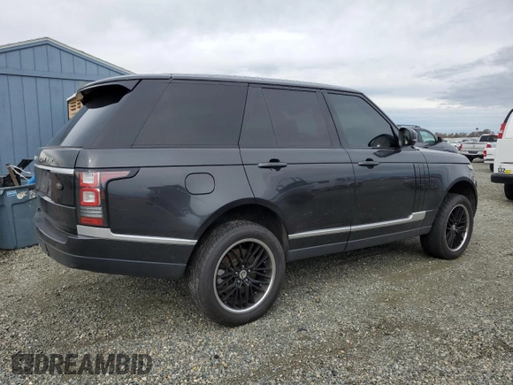 2014 Land Rover Range Rover with VIN SALGR2VF6EA131988, listed as a Copart auction lot 43366585 with 97,813 mi miles and Clean Title. Bid and sale history available at carsss.com. Image 3.