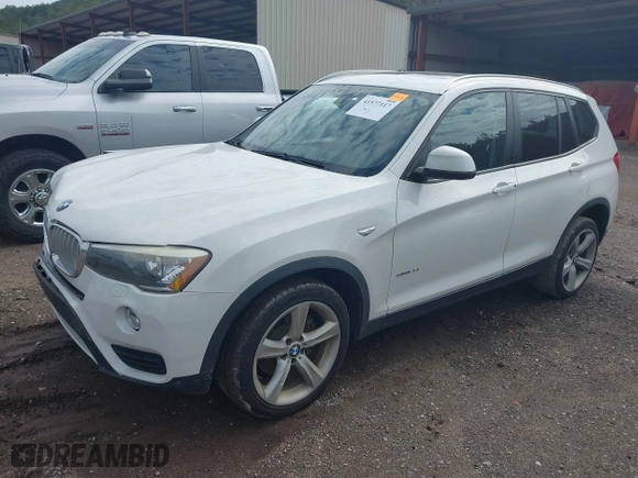 2017 BMW X3 sDrive28i with VIN 5UXWZ7C39H0X41286, listed as a IAAI auction lot 41577117 with 104,781 mi miles. Bid and sale history available at carsss.com. Image 17.
