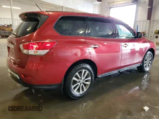 2013 Nissan Pathfinder SL with VIN 5N1AR2MM1DC679134, listed as a Copart auction lot 57031655 with 124,355 mi miles and Salvage title. Bid and sale history available at DreamBid. Image 3.