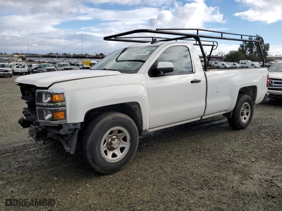 2015 Chevrolet Silverado 1500 Work Truck with VIN 1GCNCPEH8FZ442338, listed as a Copart auction lot 85089134 with 153,641 mi miles and Salvage Title. Bid and sale history available at carsss.com. Image 1.