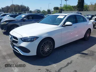 2023 Mercedes-Benz C 300 with VIN W1KAF4GB0PR084611, listed as a IAAI auction lot 41842086 with 24,562 mi miles and . Bid and sale history available at DreamBid. Image 2.