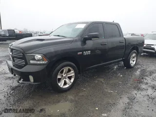2016 Ram 1500 Sport with VIN 1C6RR6MT7GS241127, listed as a IAAI auction lot 41230712 with 129,586 mi miles. Bid and sale history available at carsss.com. Image 2.