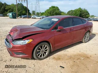 2017 Ford Fusion SE with VIN 3FA6P0HD6HR391766, listed as a Copart auction lot 53801585 with 65,023 mi miles and Salvage Title. Bid and sale history available at carsss.com. Image 1.