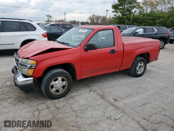 2006 GMC Canyon Work Truck with VIN 1GTCS148368261582, listed as a Copart auction lot 75814864 with 132,582 mi miles and Salvage Title. Bid and sale history available at carsss.com. Image 1.