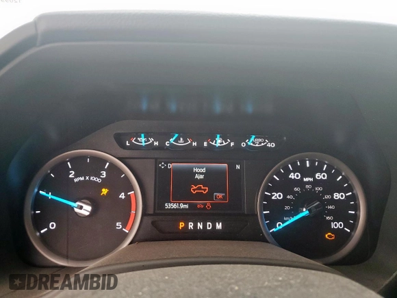 2022 Ford F-250 XL with VIN 1FT7W2BT2NEG33139, listed as a Copart auction lot 61925525 with 53,561 mi miles and Salvage title. Bid and sale history available at DreamBid. Image 9.
