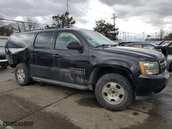 2007 Chevrolet Suburban LTZ with VIN 3GNFC16047G312771, listed as a Copart auction lot 47737985 with 458,046 mi miles and Salvage Title. Bid and sale history available at carsss.com. Image 4.