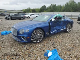 2024 Bentley Continental GT Mulliner with VIN SCBCT2ZG8RC013870, listed as a Copart auction lot 71616074 with Not Provided miles and Salvage Title. Bid and sale history available at DreamBid. Image 1.
