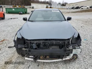 2021 Infiniti Q50 Red Sport 400 with VIN JN1FV7DPXMM850635, listed as a Copart auction lot 88910655 with 29,237 mi miles and Salvage Title. Bid and sale history available at DreamBid. Image 5.