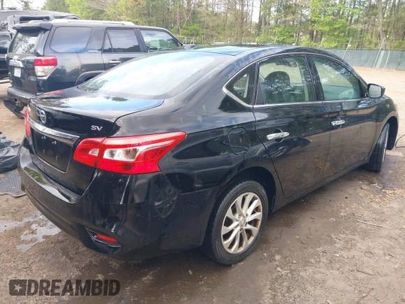 2019 Nissan Sentra S with VIN 3N1AB7AP8KY397097, listed as a IAAI auction lot 42038956 with 51,538 mi miles and . Bid and sale history available at DreamBid. Image 4.