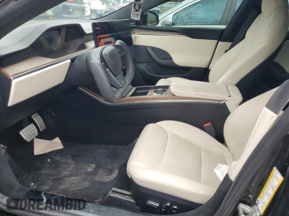 2021 Tesla Model S Long Range с VIN 5YJSA1E52MF428191, выставлен на аукционе Copart как лот 57472425 с пробегом Не указан миль и Списание • Salvage title. История ставок и продаж доступна на DreamBid. Изображение 7.