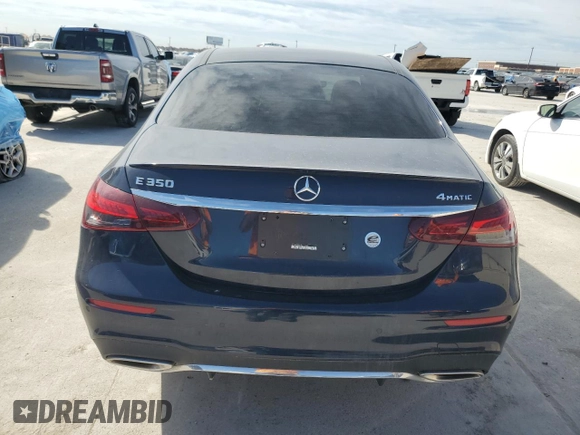 2023 Mercedes-Benz E 350 with VIN W1KZF8EB8PB111186, listed as a Copart auction lot 47231655 with 22,537 mi miles and Salvage Title. Bid and sale history available at DreamBid. Image 6.