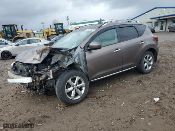 2010 Nissan Murano LE with VIN JN8AZ1MW0AW132208, listed as a Copart auction lot 50527345 with 218,268 mi miles and Salvage Title. Bid and sale history available at carsss.com. Image 1.