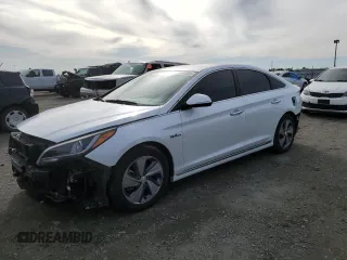 2017 Hyundai Sonata Hybrid Limited with VIN KMHE34L19HA051300, listed as a Copart auction lot 49746955 with 92,768 mi miles and Salvage Title. Bid and sale history available at carsss.com. Image 1.