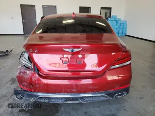 2019 Genesis G70 3.3T Advanced with VIN KMTG74LE1KU027679, listed as a Copart auction lot 61266494 with 0 mi miles and Salvage Title. Bid and sale history available at carsss.com. Image 6.