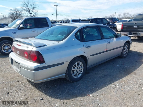 2002 Chevrolet Impala with VIN 2G1WF55E529280705, listed as a IAAI auction lot 41892864 with 72,815 mi miles. Bid and sale history available at carsss.com. Image 4.