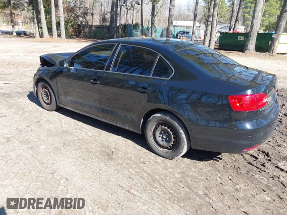 2011 Volkswagen Jetta Sedan S with VIN 3VW2K7AJ7BM066044, listed as a IAAI auction lot 41480004 with 128,407 mi miles. Bid and sale history available at carsss.com. Image 3.