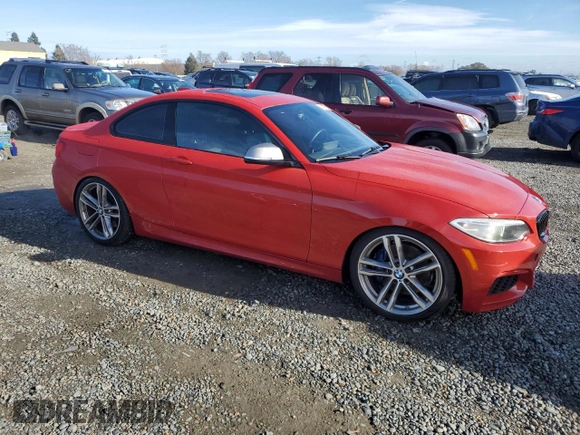 2016 BMW 2 Series M235i with VIN WBA1J7C54GV289959, listed as a Copart auction lot 41477525 with 54,146 mi miles and Salvage title. Bid and sale history available at DreamBid. Image 4.